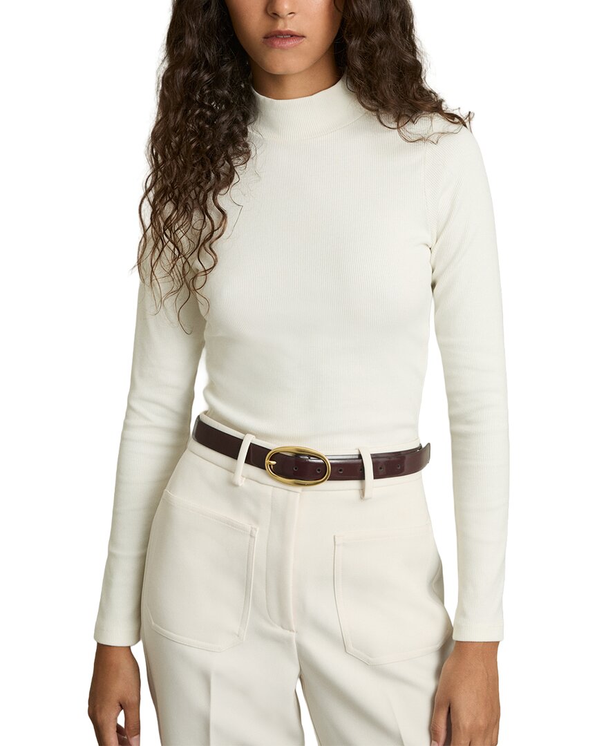Reiss Polly Top Acanalado
