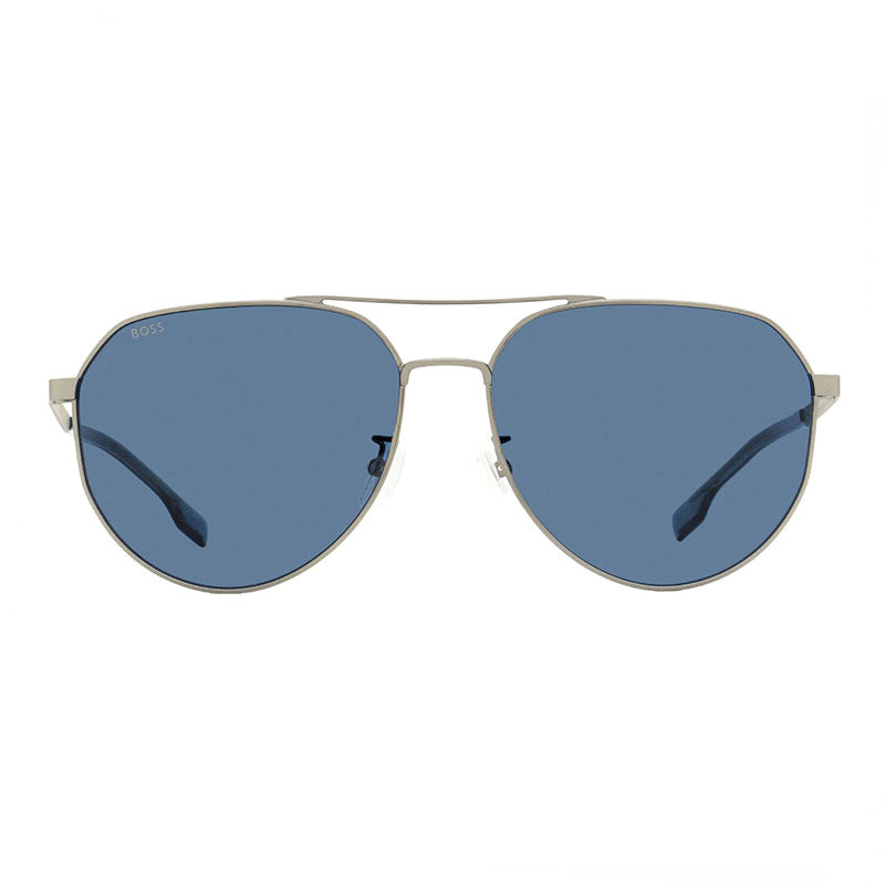 Gafas color azul y plateado