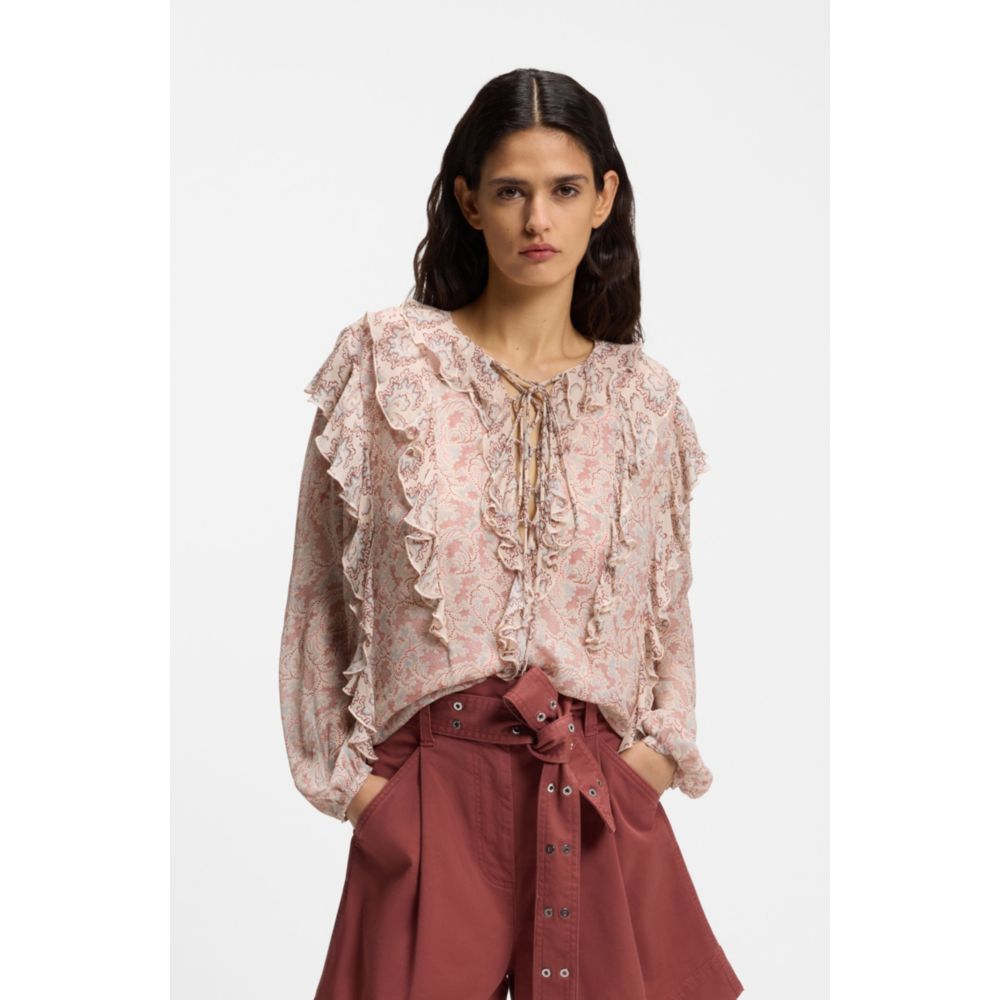 Blusa con estampado