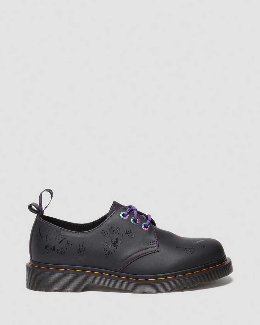 Zapatos de cordones de cuero