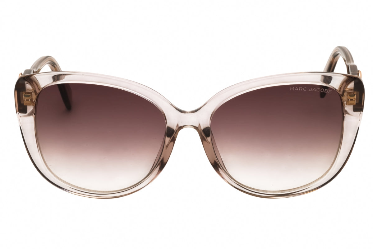 Gafas color café y nude