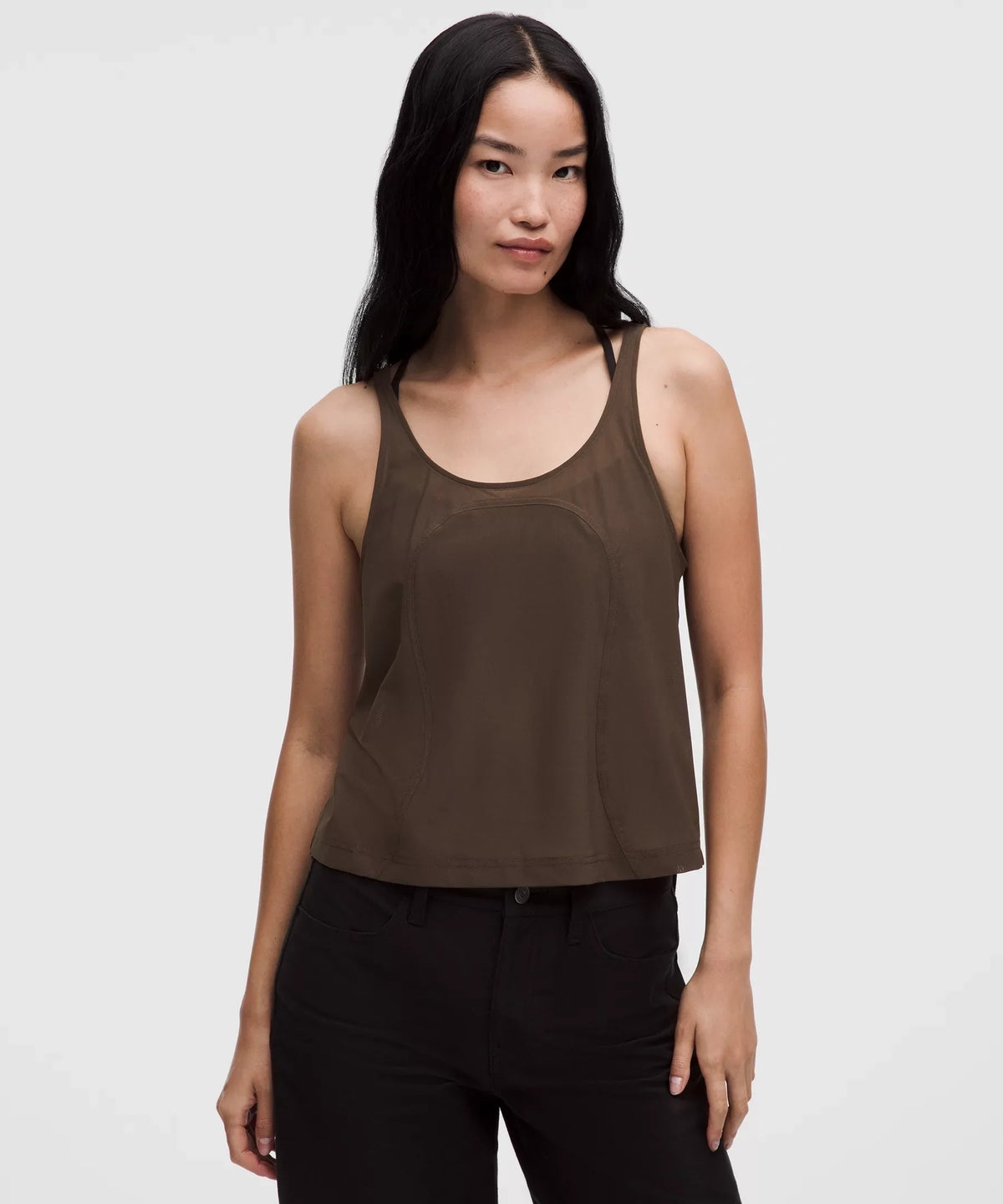 Camiseta sin mangas de corte amplio