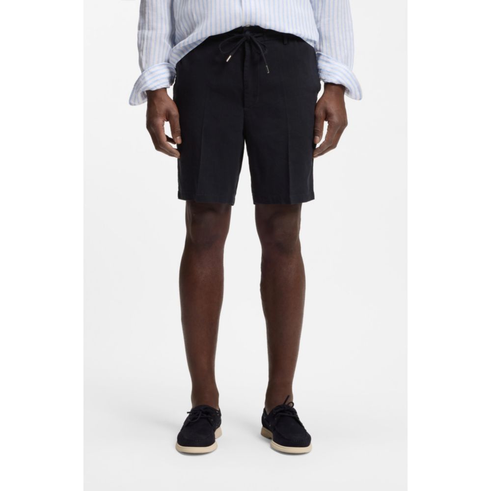 Short de mezcla de lino