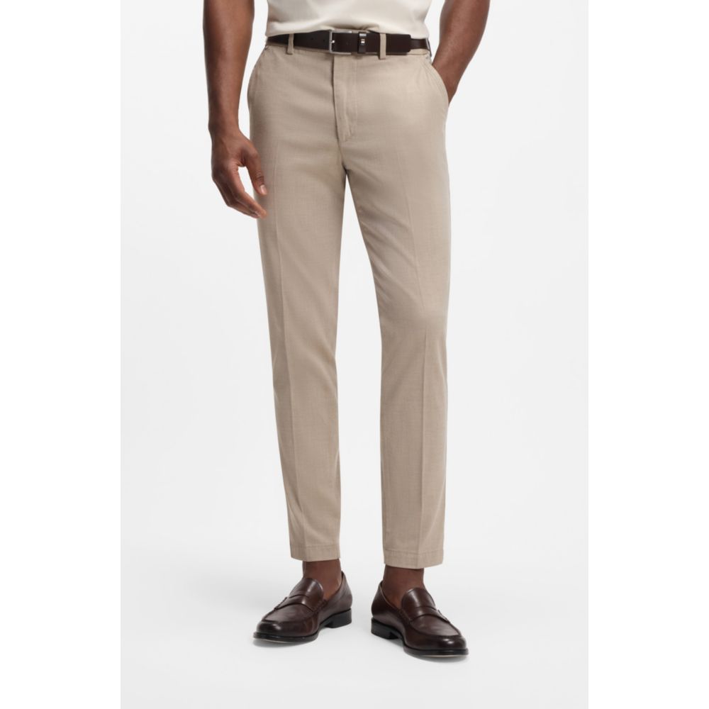 Pantalón de algodón de corte ajustado