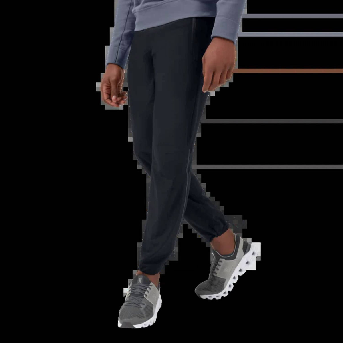 Pantalón deportivo de hombre color negro