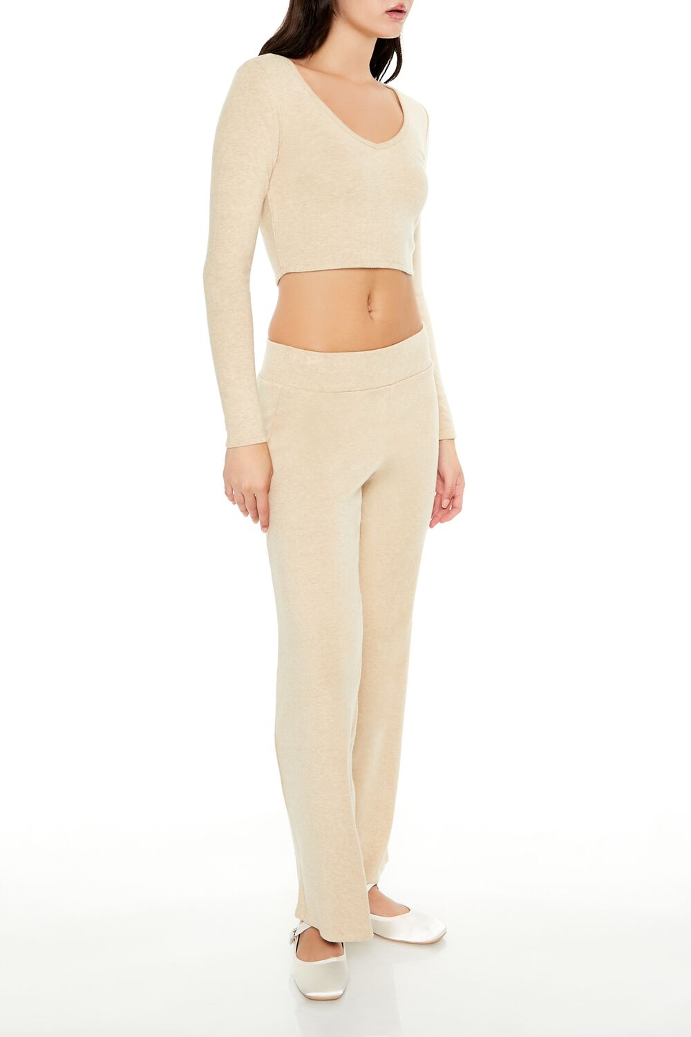 Pantalón de pierna ancha de tiro alto