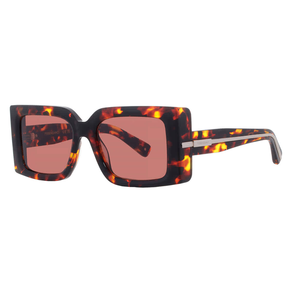 Gafas de sol de mujer de montura cuadrada color café