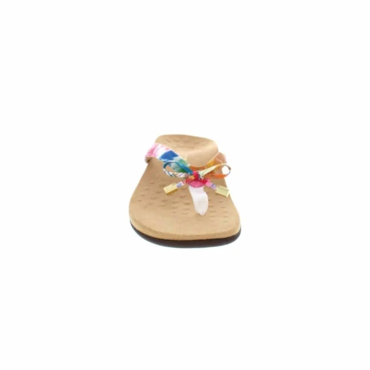 Sandalias de mujer con estampado floral color blanco