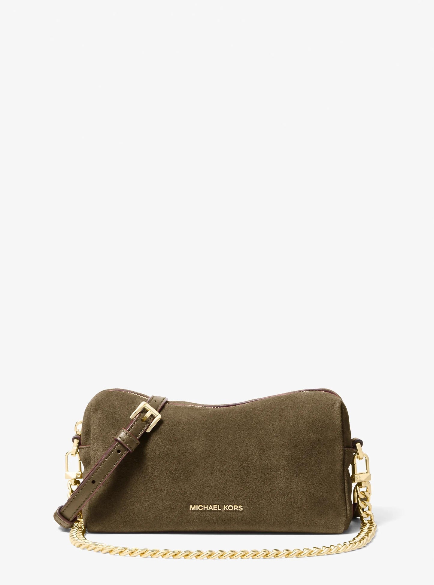Bolso cruzado de gamuza