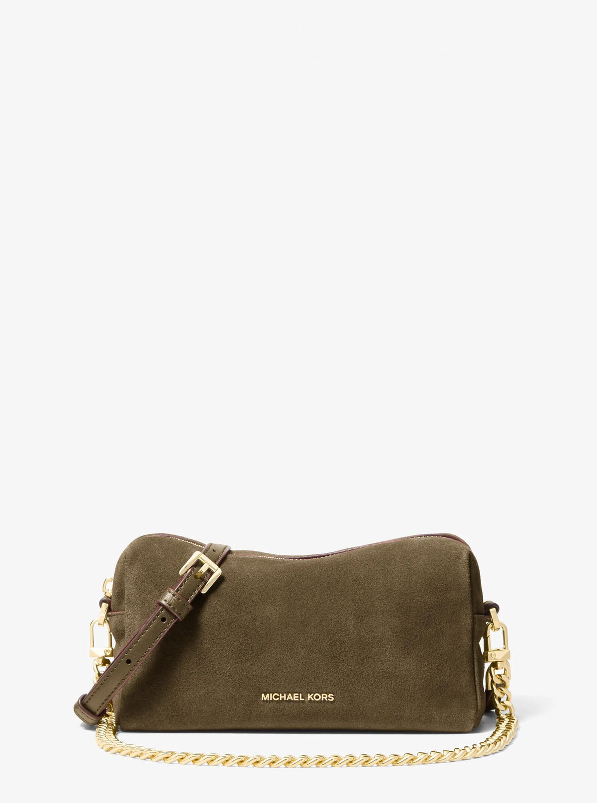 Bolso cruzado de gamuza