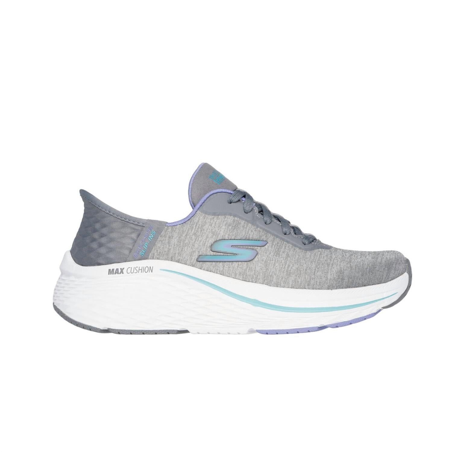 Tenis de mujer color azul y gris