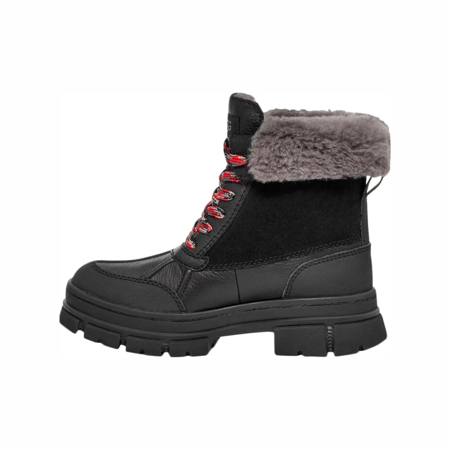 Botas de cuero impermeables color negro