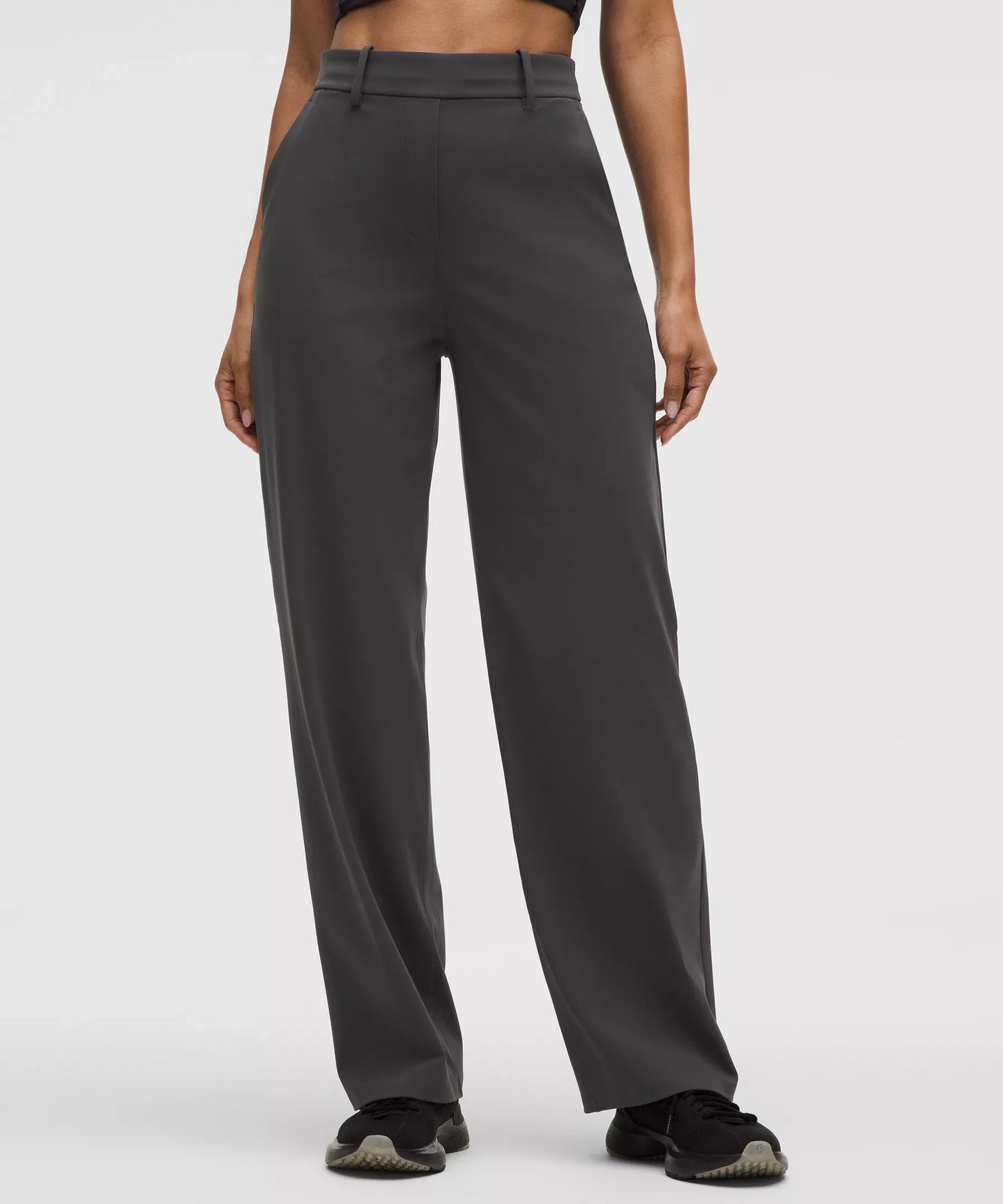 Pantalón de corte recto de tiro alto