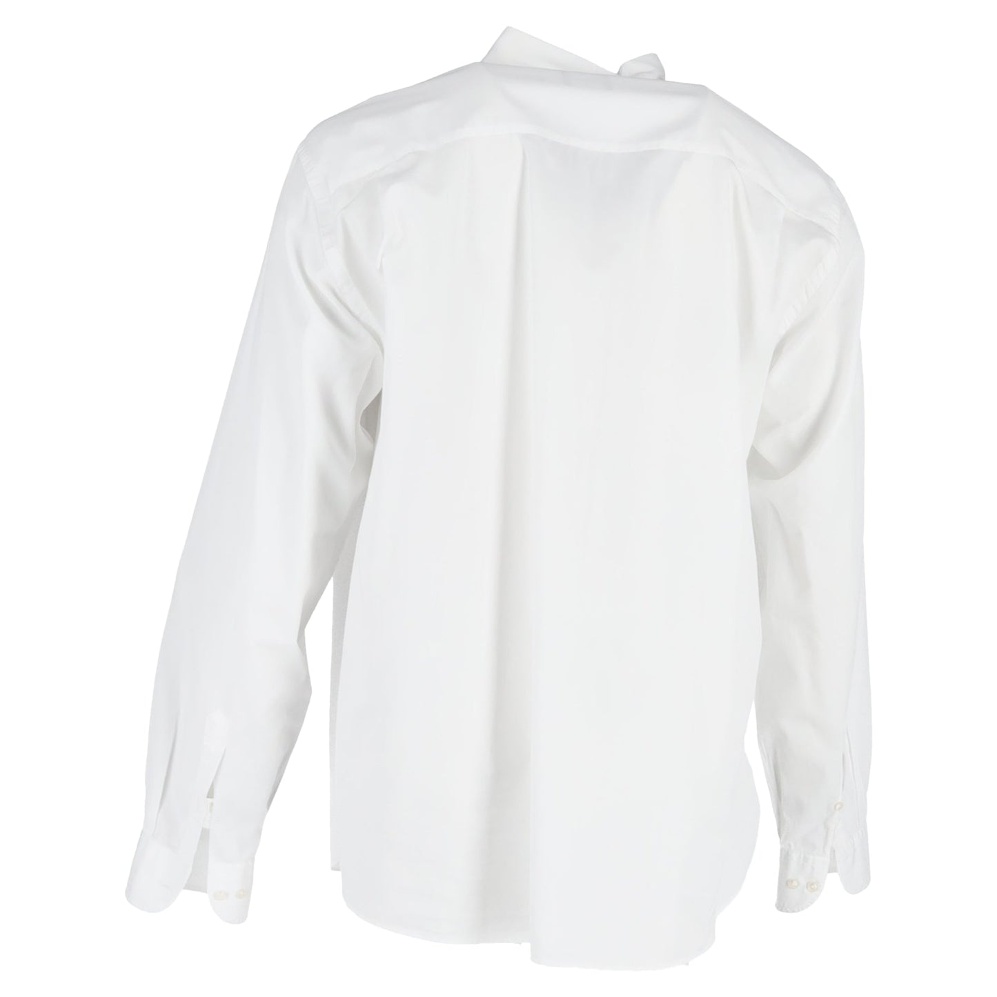 Camisa de algodón color blanco