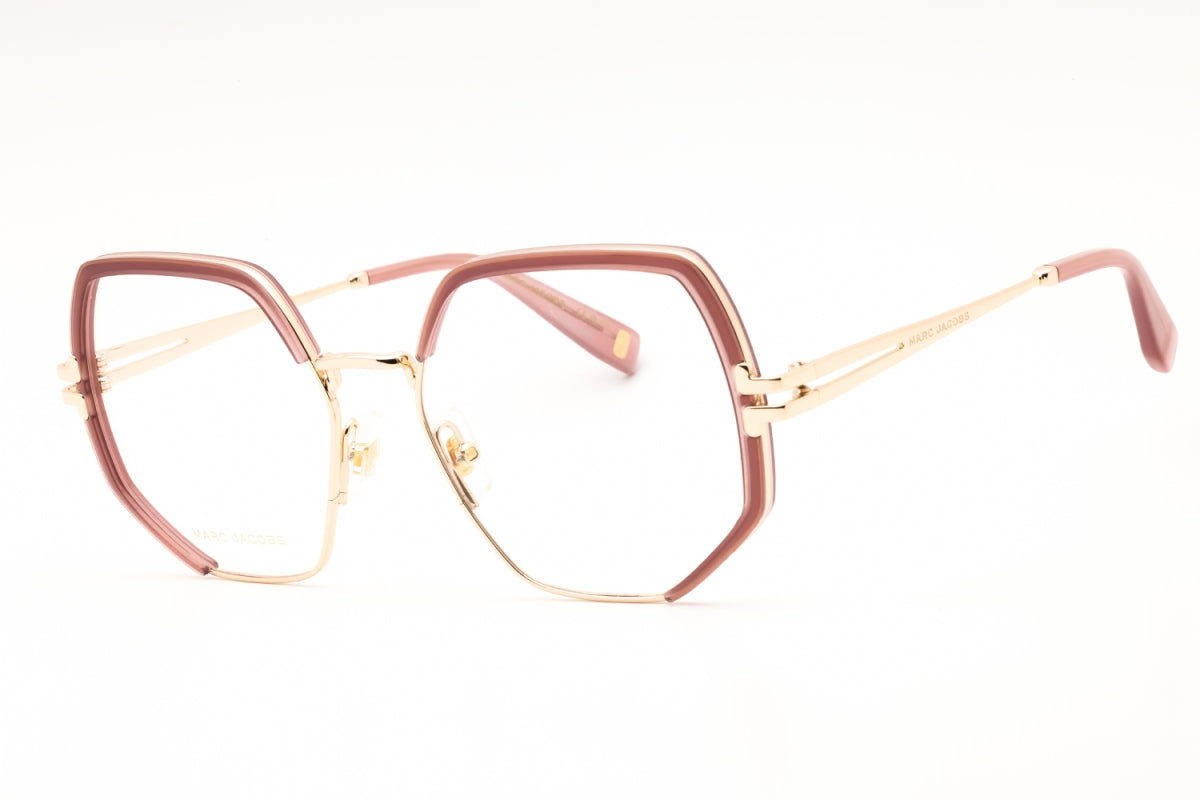 Gafas 55 mm color rosado y dorado y nude