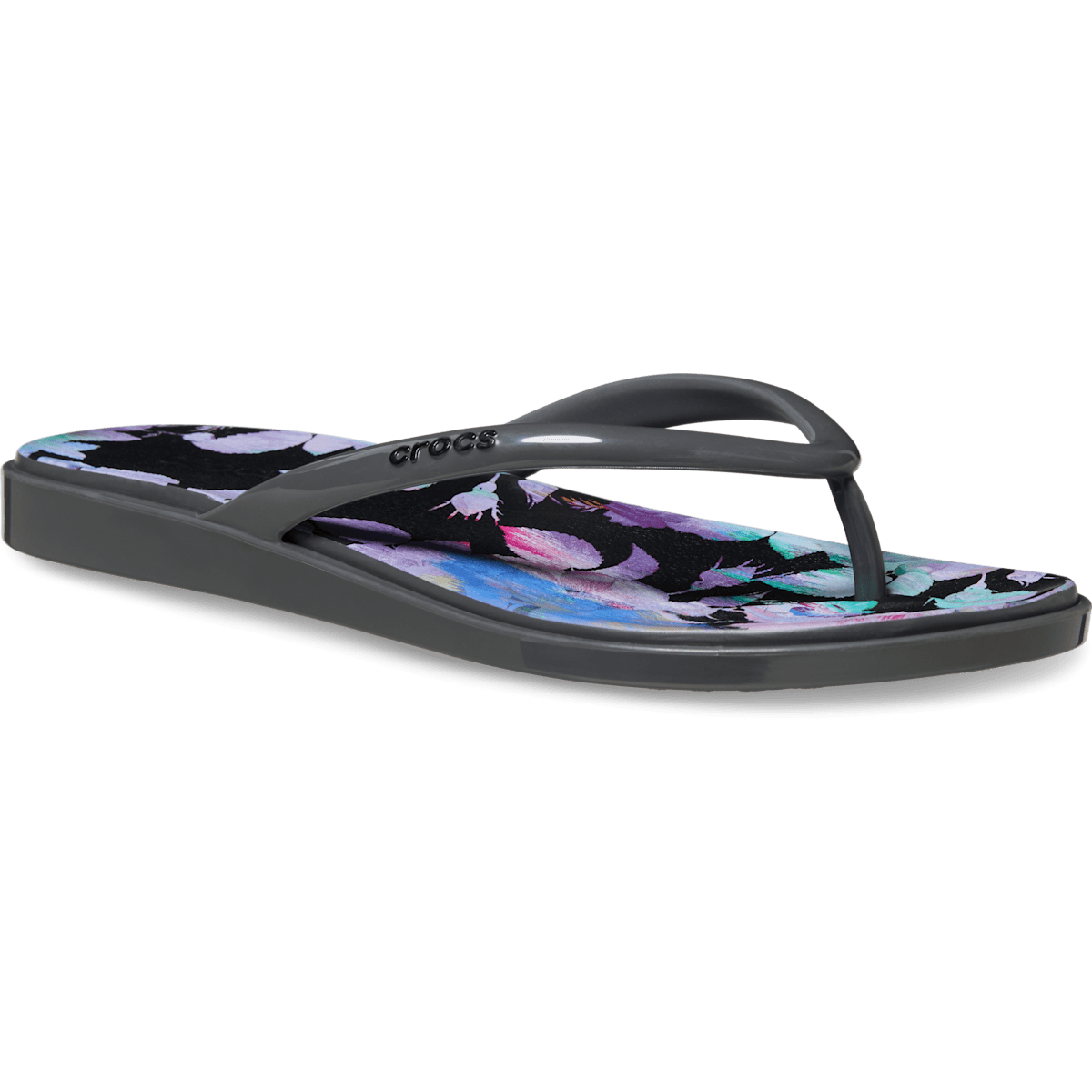 Sandalias con estampado floral