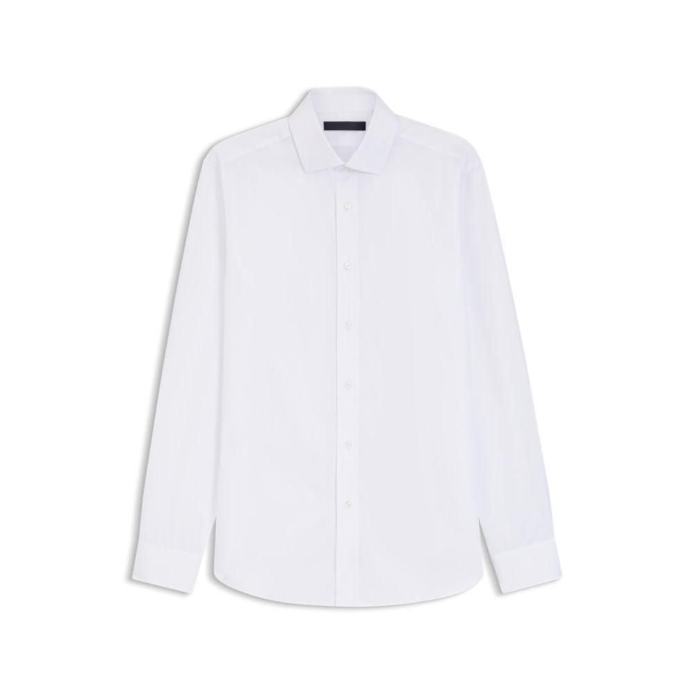 Camisa de algodón de corte ajustado