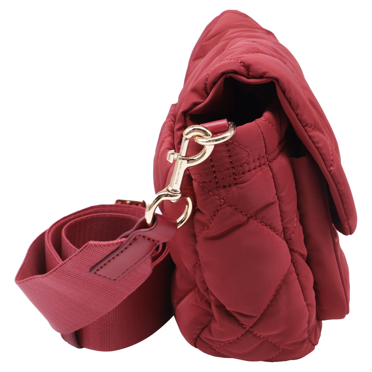 Bolso de nailon color rojo
