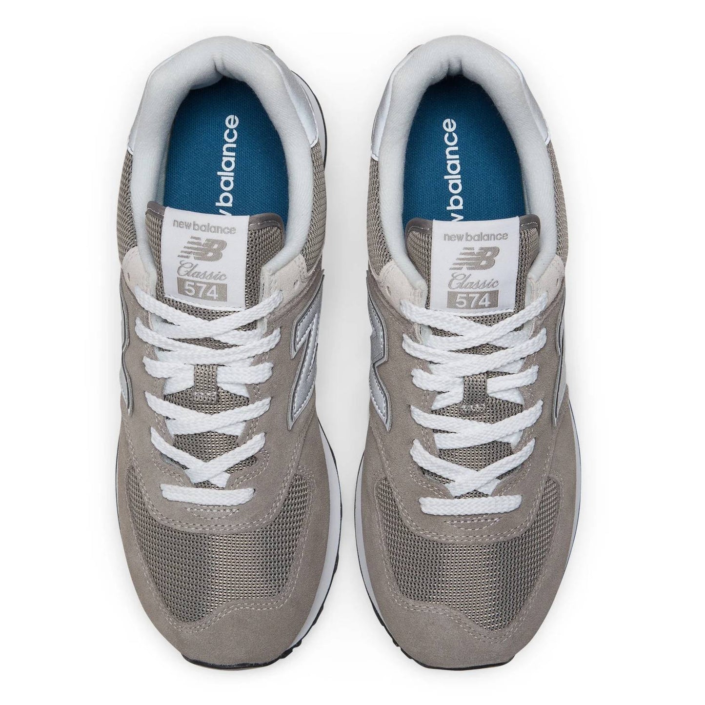 Tenis unisex color blanco y gris