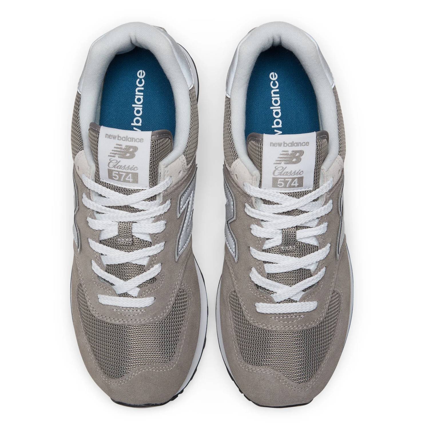 Tenis unisex color blanco y gris
