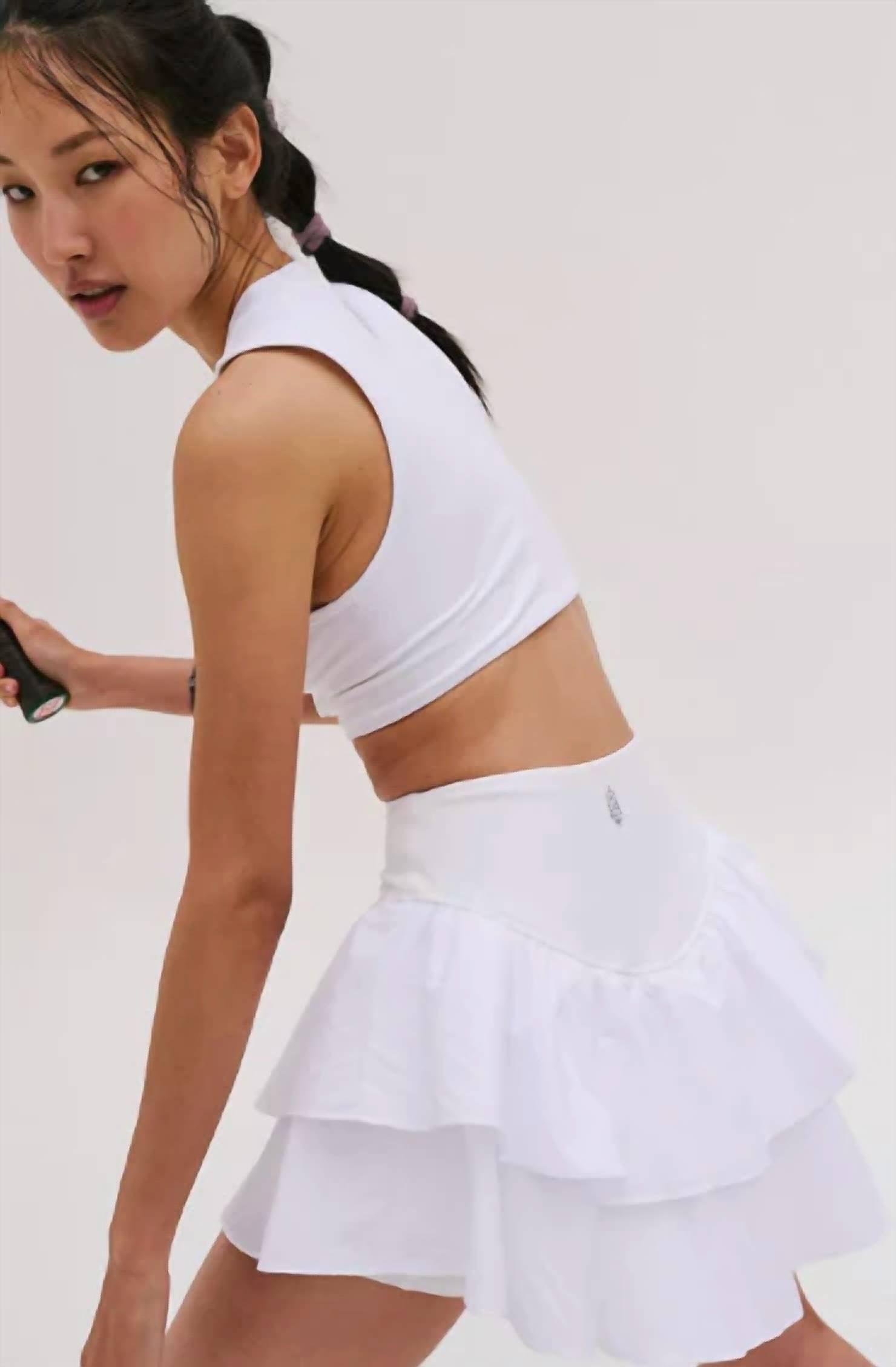 Falda pantalón color blanco