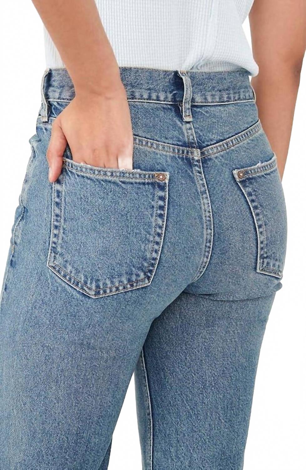 Jean color azul