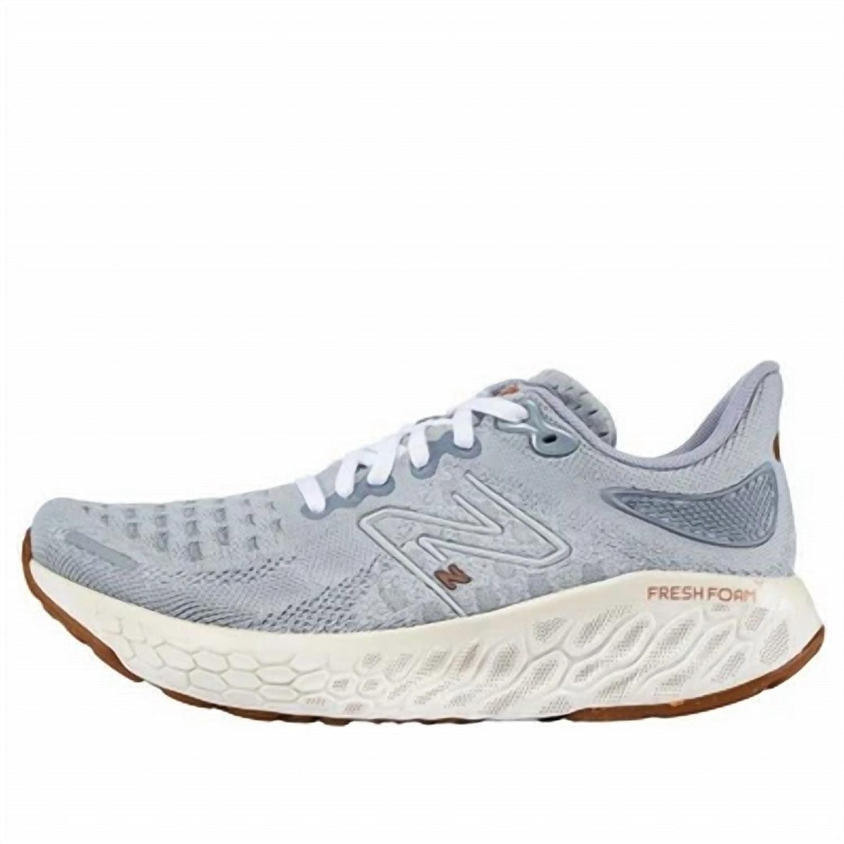 Tenis para correr de mujer color blanco y gris