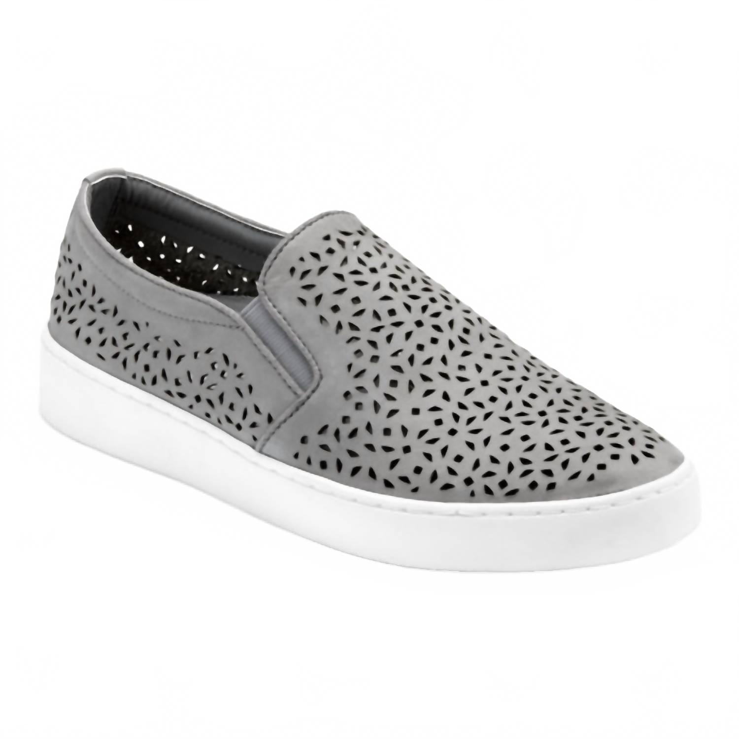 Zapatos de mujer sin cordones color gris