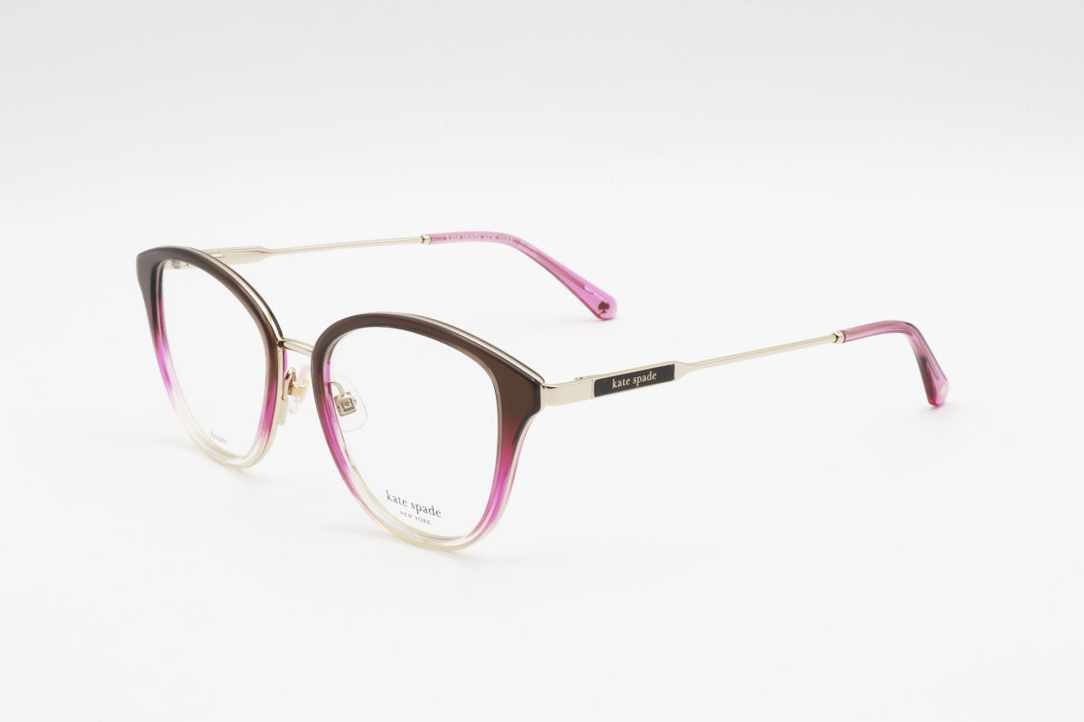 Gafas 52 mm color café y rosado