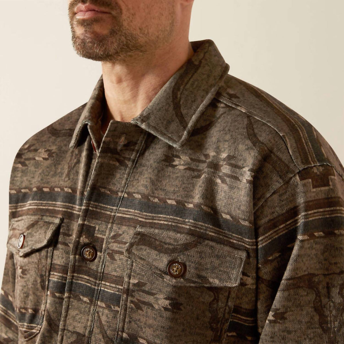 Sobrecamisa color beige