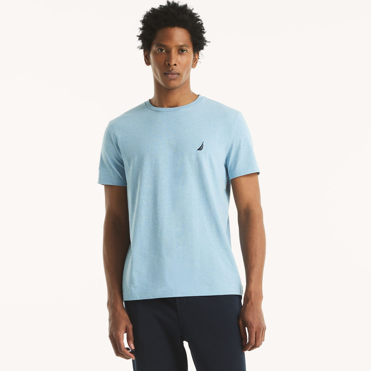 Camiseta de hombre con cuello redondo