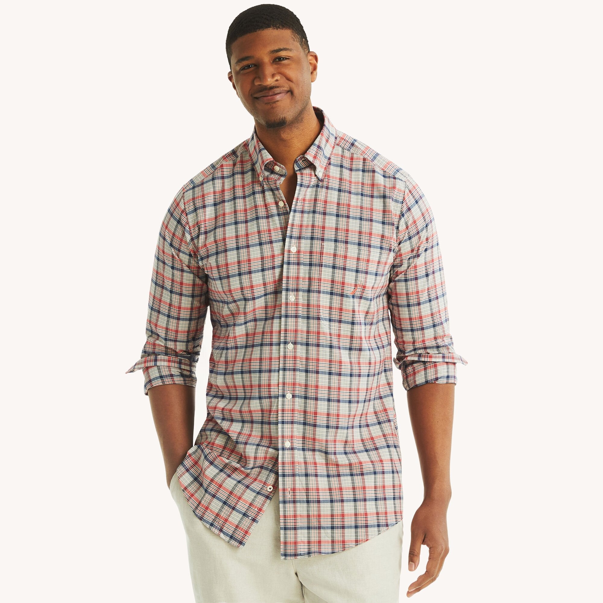 Camisa de hombre a cuadros