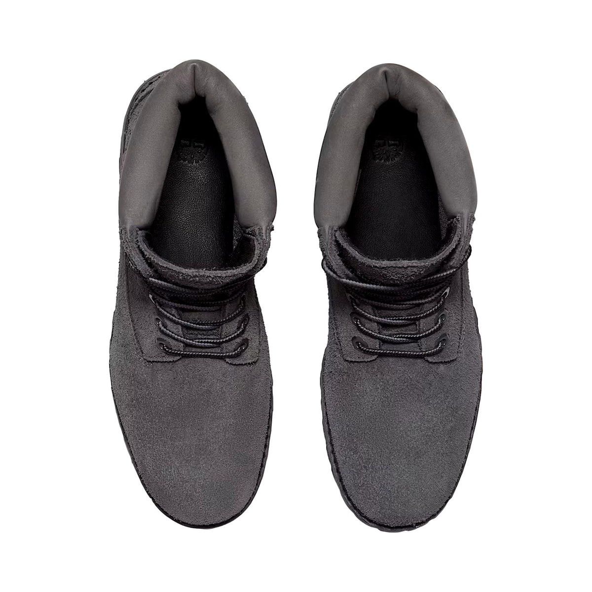 Botas de hombre de gamuza color gris oscuro