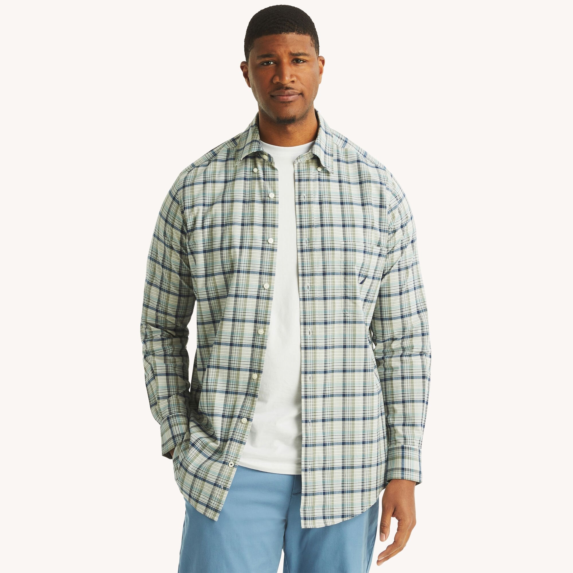 Camisa de hombre a cuadros