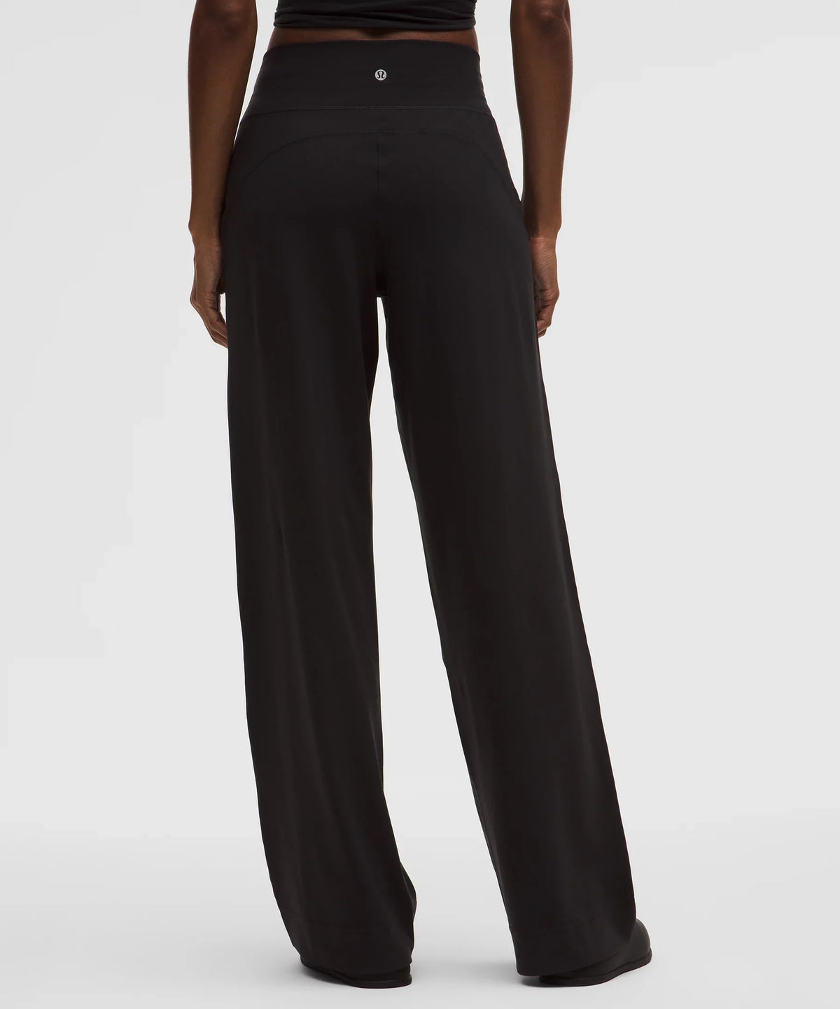 Pantalón de pierna ancha de tiro alto