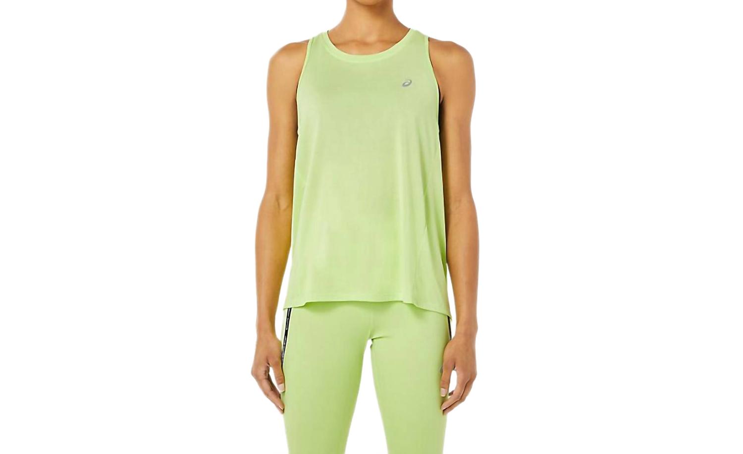 Camiseta sin mangas de mujer color verde
