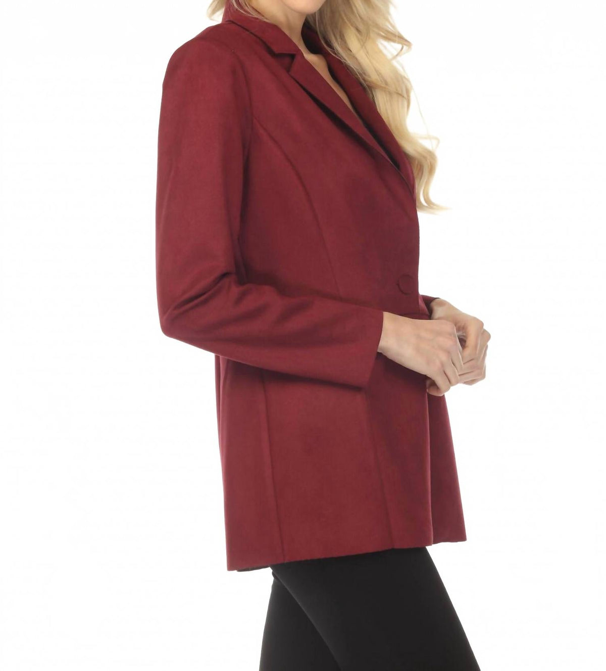 Blazer de gamuza