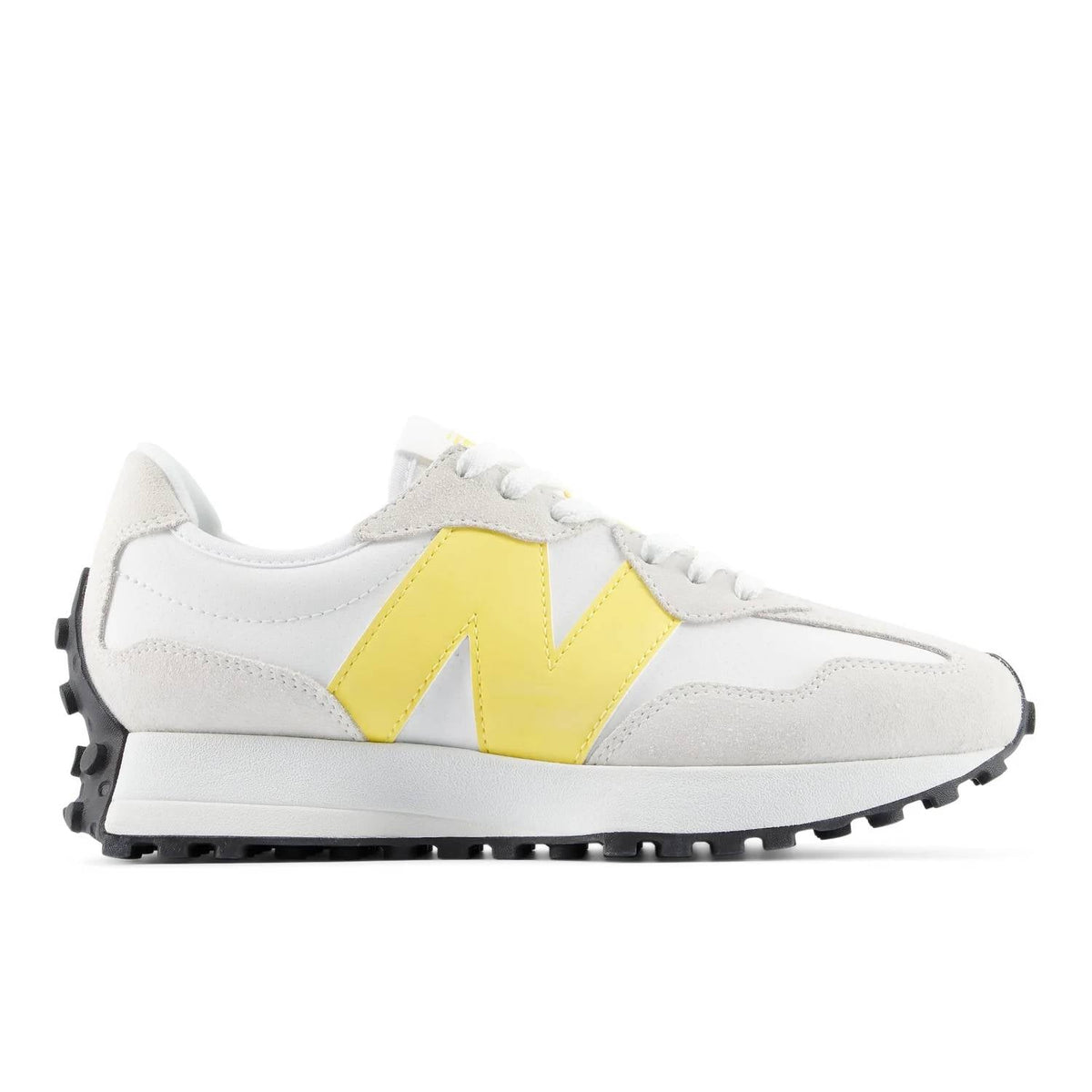 Tenis de mujer color blanco y amarillo