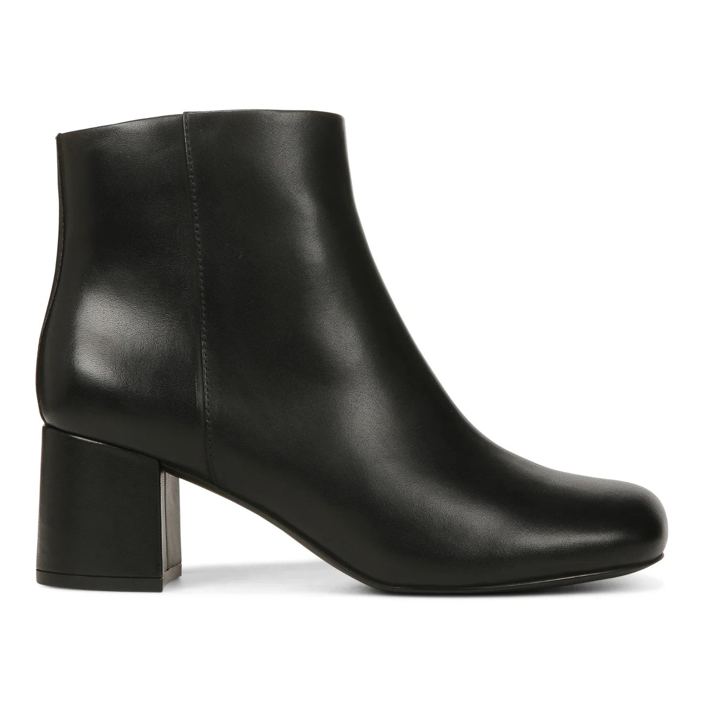 Botines de mujer de cuero color negro