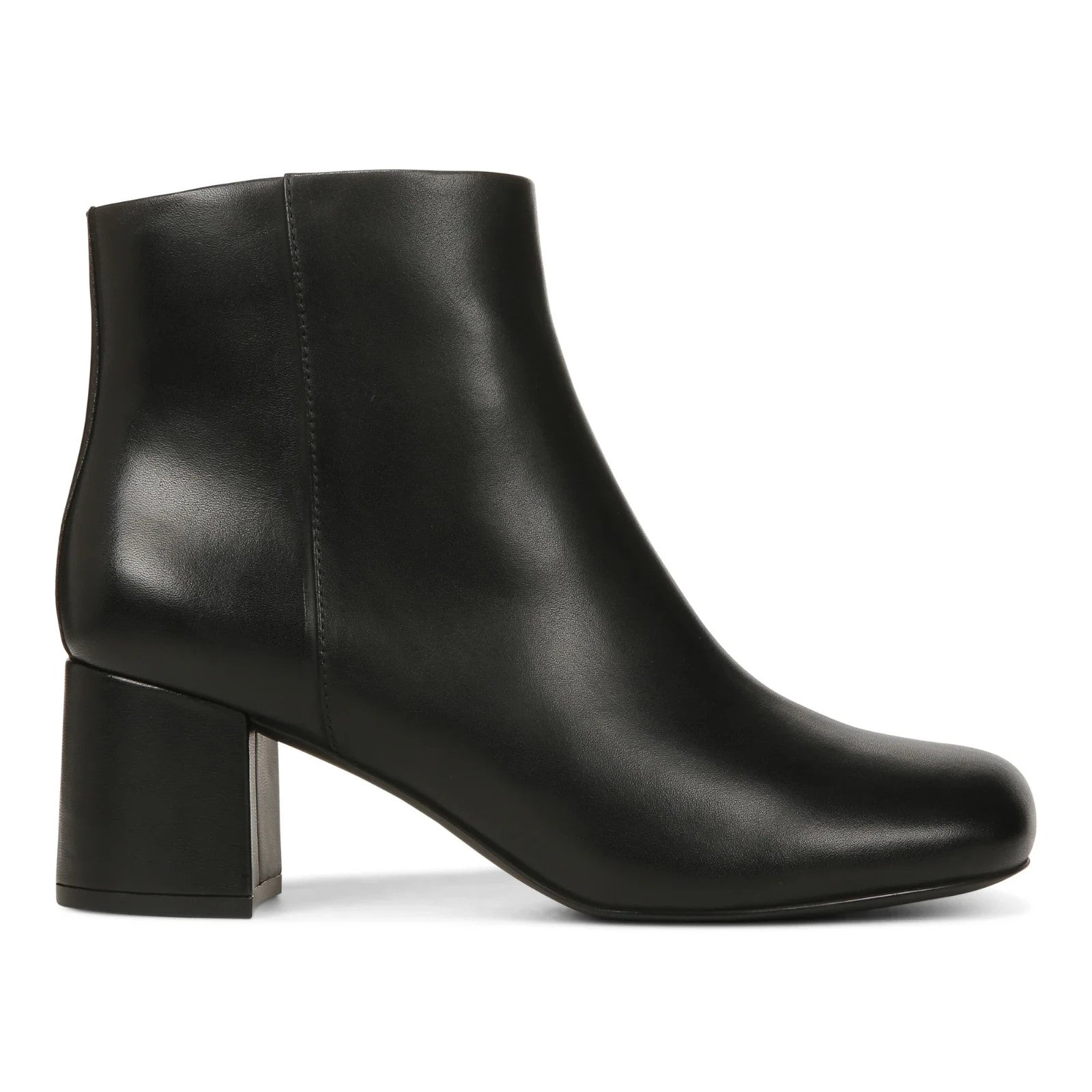 Botines de mujer de cuero color negro