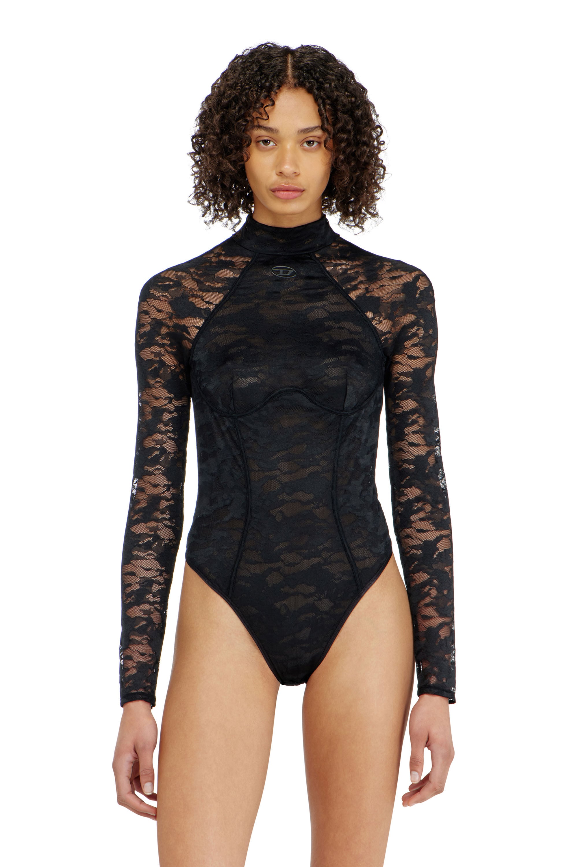 Body de nailon con espalda descubierta
