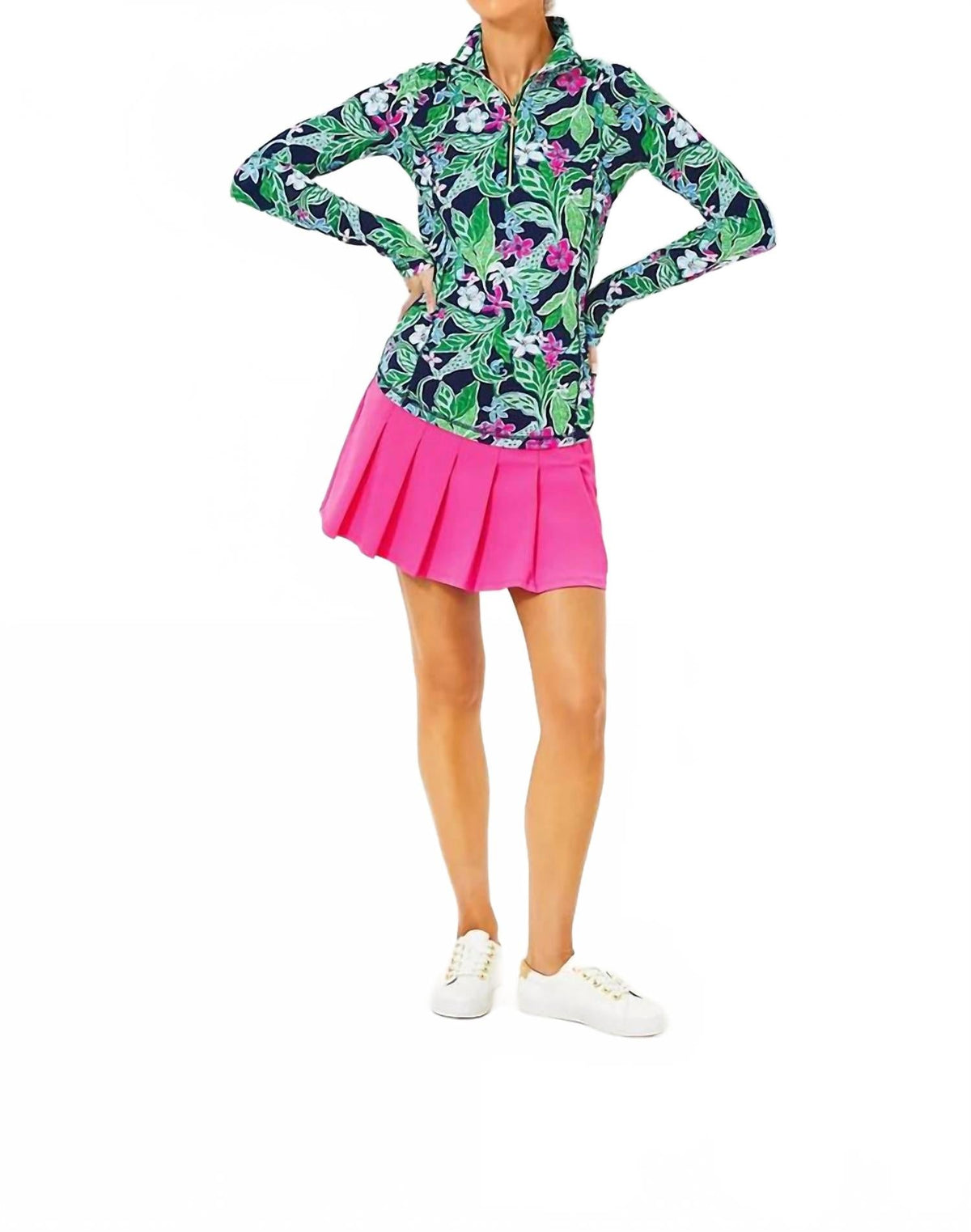 Falda pantalón color rosado