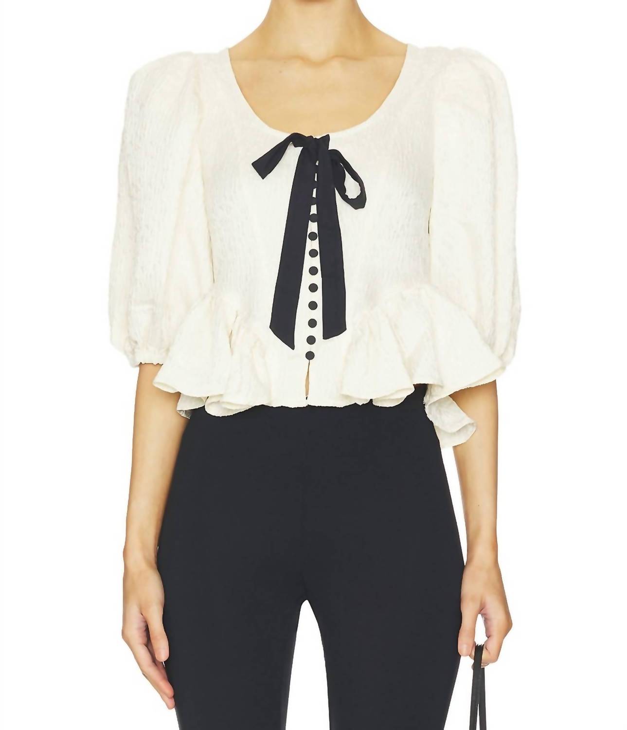 Top color blanco