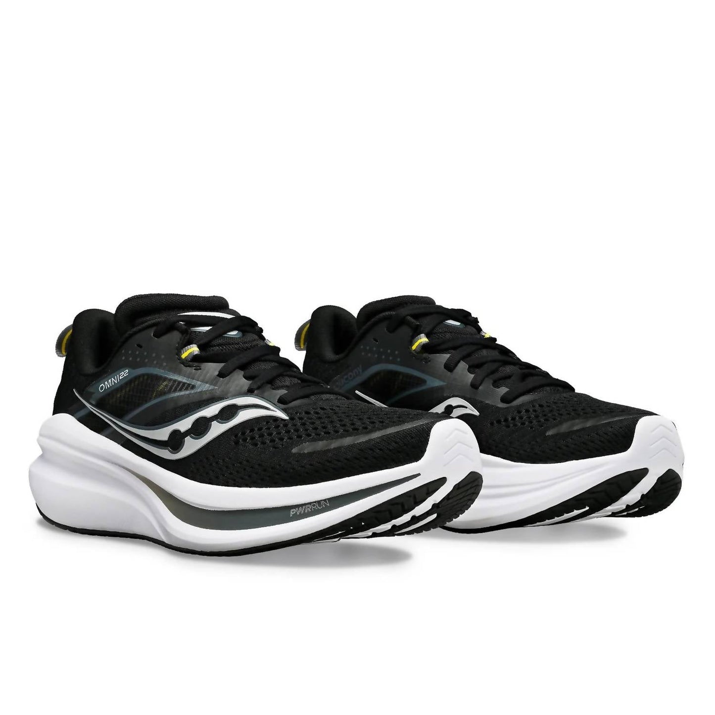 Tenis para correr de hombre color negro y blanco