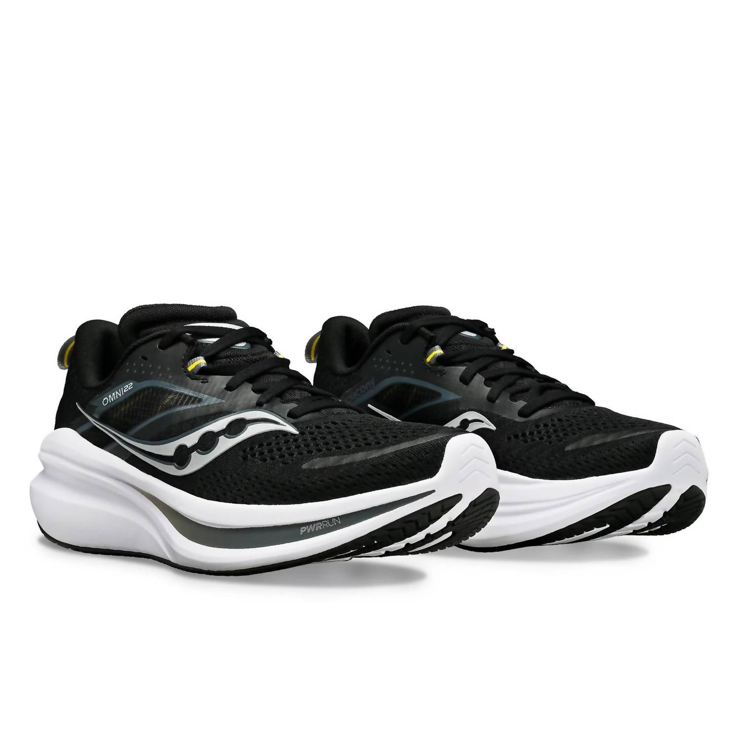 Tenis para correr de hombre color negro y blanco