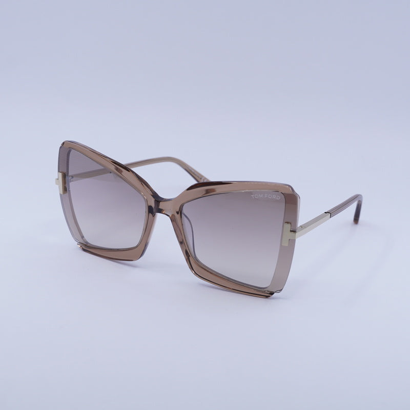 Gafas color oro rosa y café y plateado