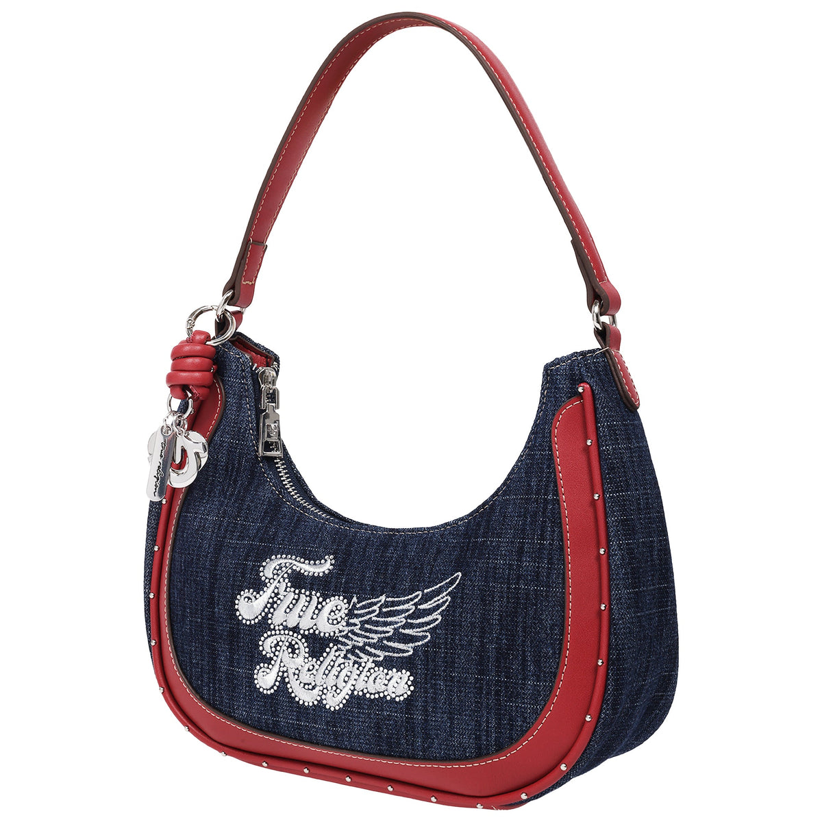 Bolso de mezclilla color rojo