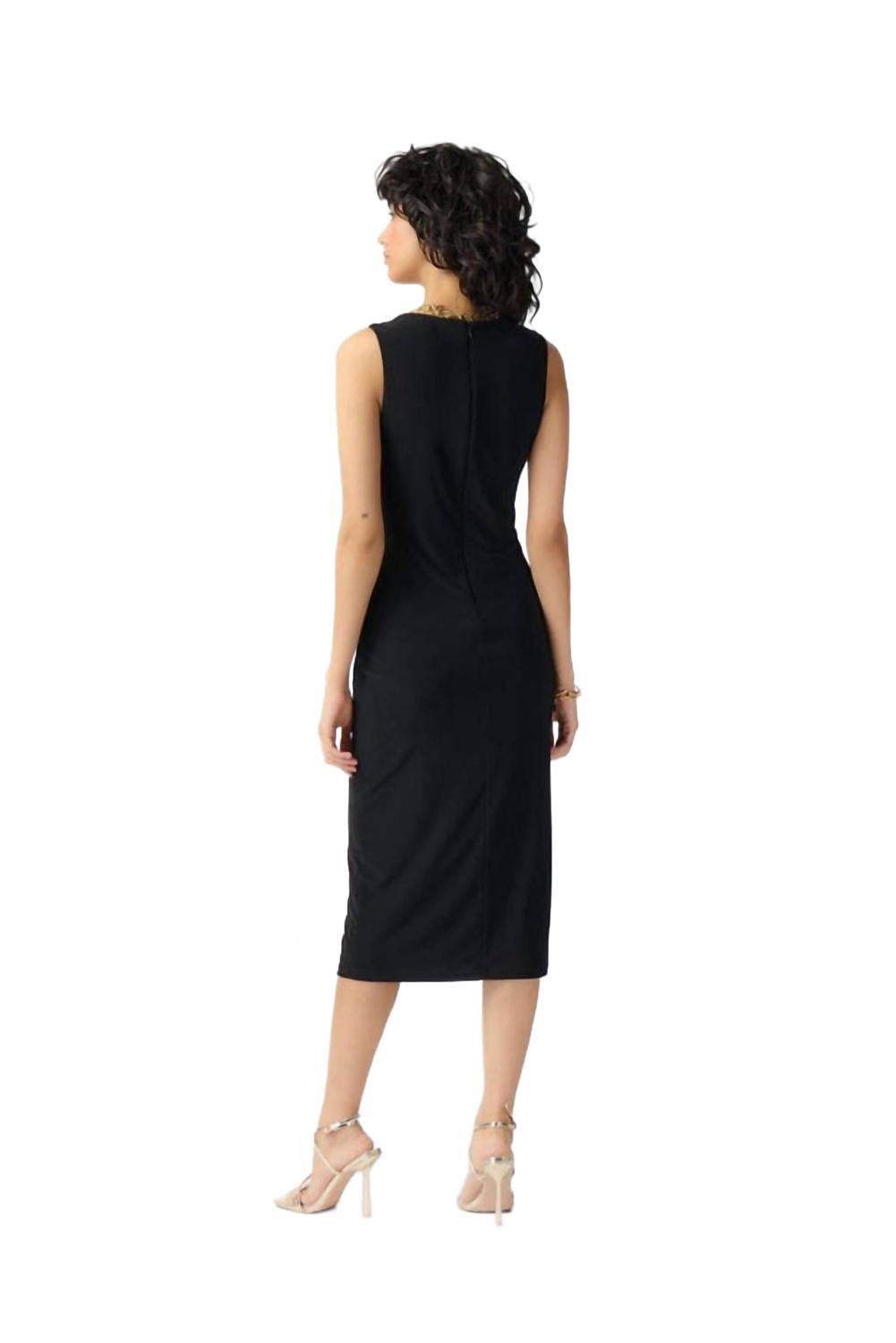 Vestido midi color negro