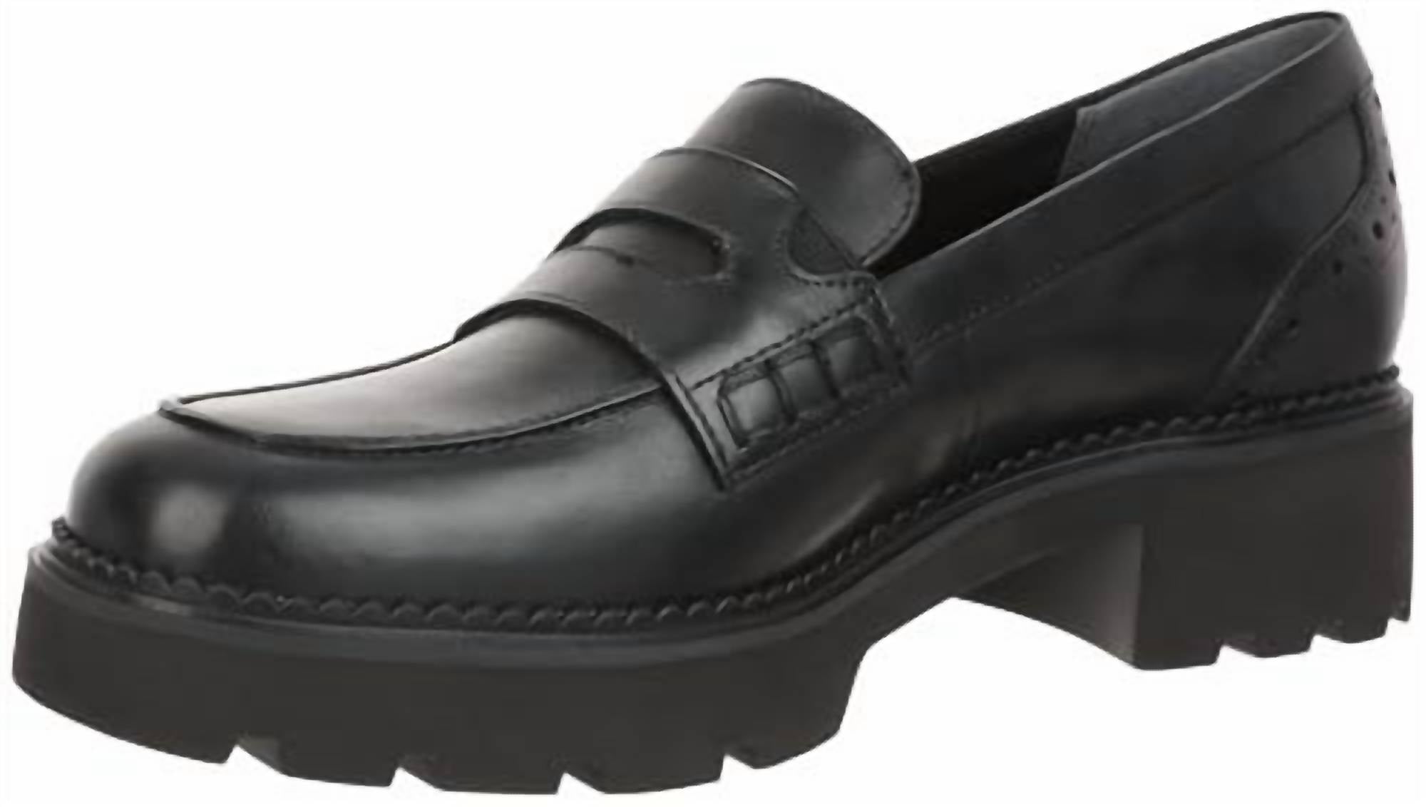 Mocasines de mujer sin cordones color negro