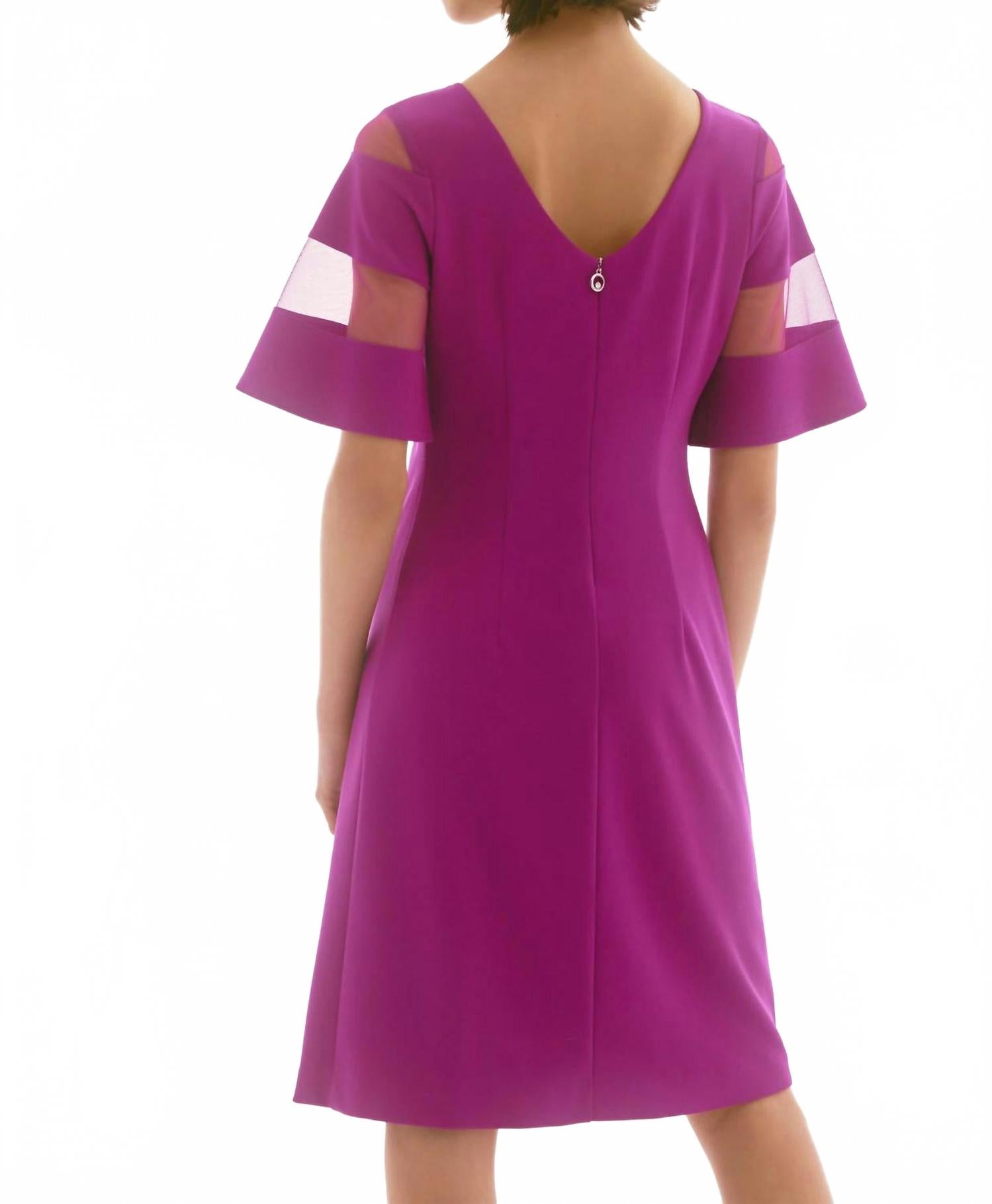 Vestido color violeta